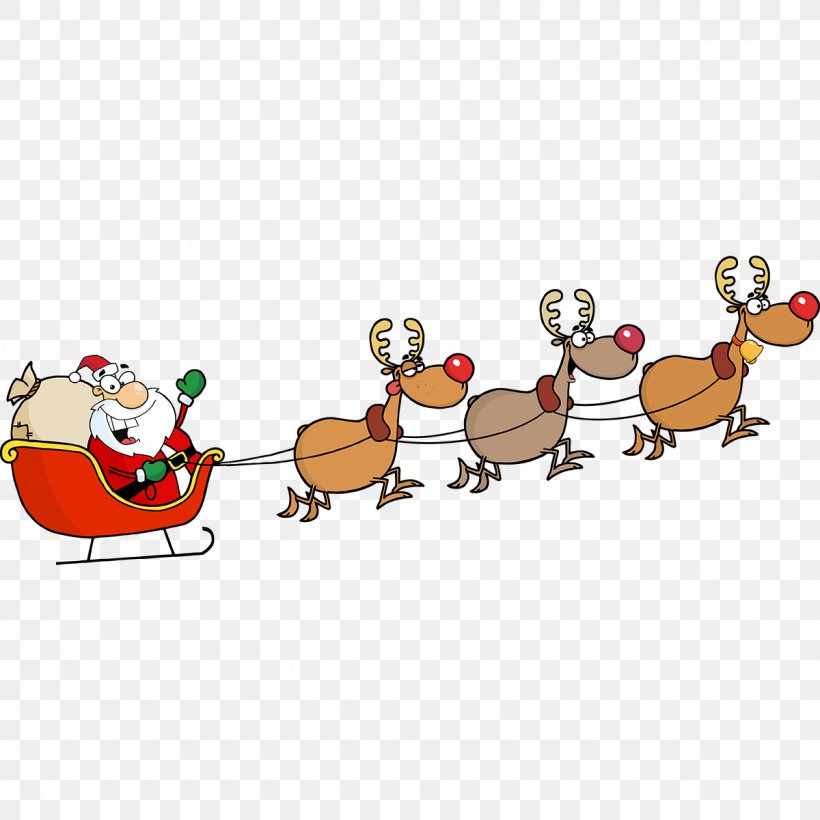 Santa Claus's Reindeer Santa Claus's Reindeer Christmas Clip Art, PNG, 1200x1200px, Santa Claus, Animal Figure, Cartoon, Christmas, Christmas Ornament Download Free