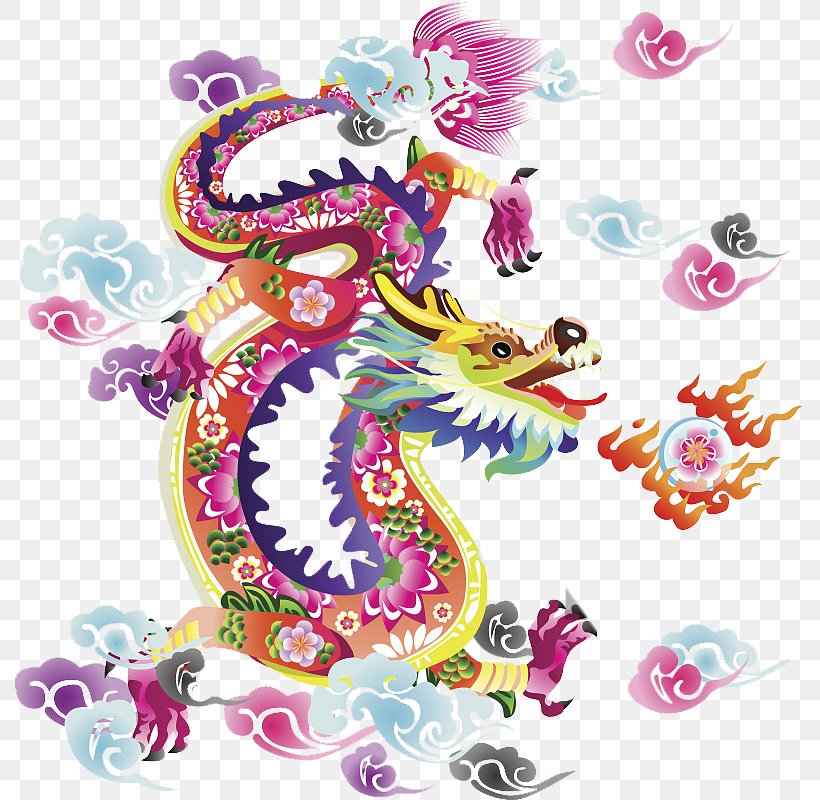 Chinese Dragon Illustration, PNG, 790x800px, China, Art, Chinese Astrology, Chinese Dragon, Chinese New Year Download Free