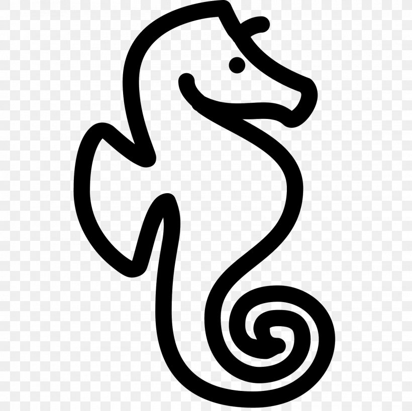 Computer Icons White's Seahorse Clip Art, PNG, 1600x1600px, Aquatic Animal, Area, Artwork, Beak, Black And White Download Free