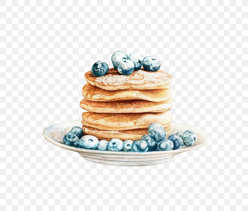 Pancake Waffle Breakfast Crxeape Drawing, PNG, 700x700px, Pancake, Art, Baking, Blueberry, Breakfast Download Free