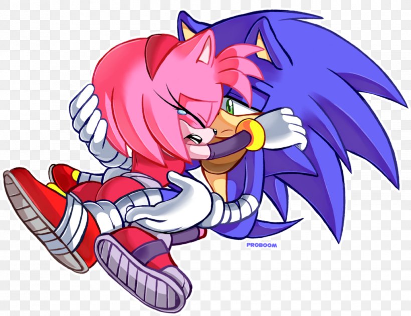 Amy Rose Tails Sonic The Hedgehog Fan Art Sonic CD, PNG, 1019x785px, Watercolor, Cartoon, Flower, Frame, Heart Download Free