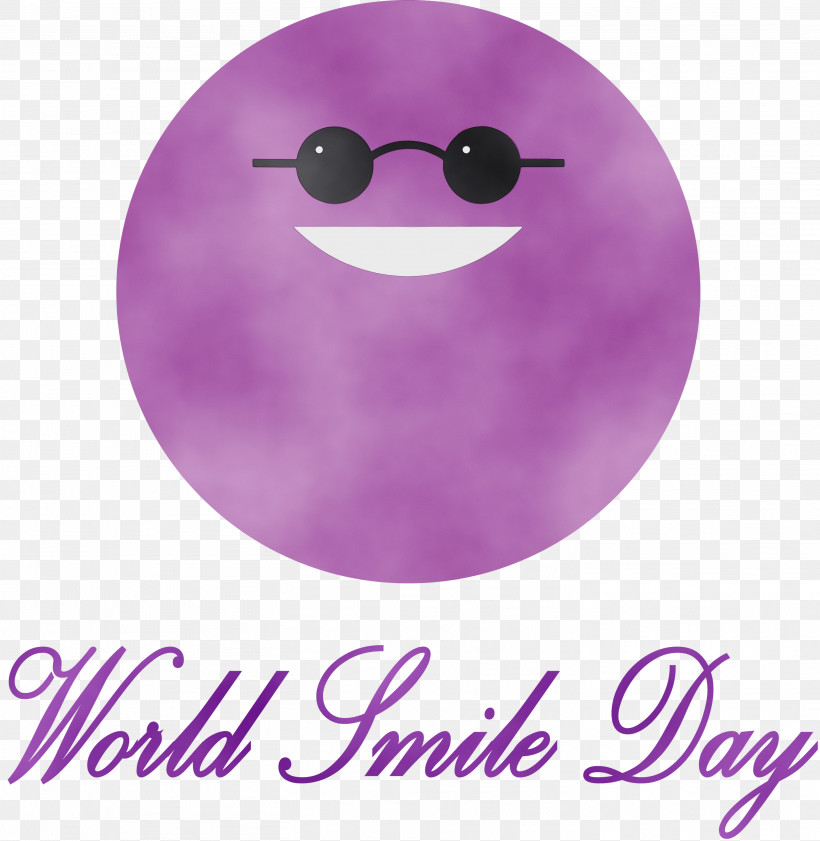 Lavender, PNG, 2922x3000px, World Smile Day, Lavender, Meter, Paint, Smile Download Free