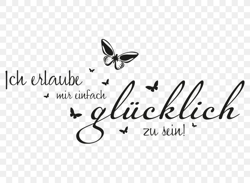 Wall Decal Tattoo Germany Text, PNG, 800x600px, Wall Decal, Black, Black And White, Brand, Butterfly Download Free