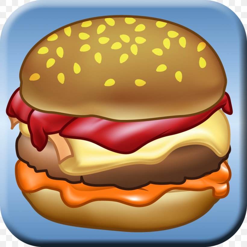 Burger, PNG, 1024x1024px, Burger Big Fernand, Android, Big Fernand, Casual Game, Cheeseburger Download Free
