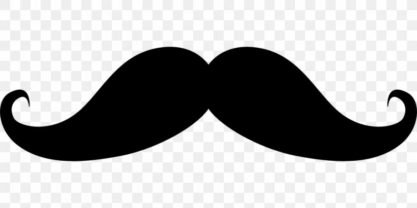 Handlebar Moustache Movember Clip Art, PNG, 960x480px, Moustache, Beard, Black, Black And White, Drawing Download Free