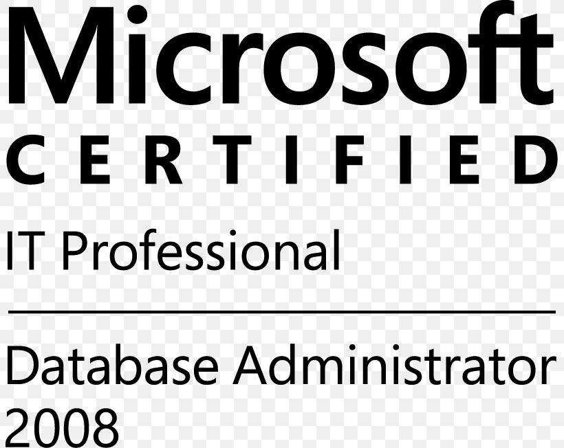 Microsoft Certified Professional MCSA Professional Certification Microsoft Certified IT Professional, PNG, 803x652px, Microsoft Certified Professional, Area, Black, Black And White, Brand Download Free
