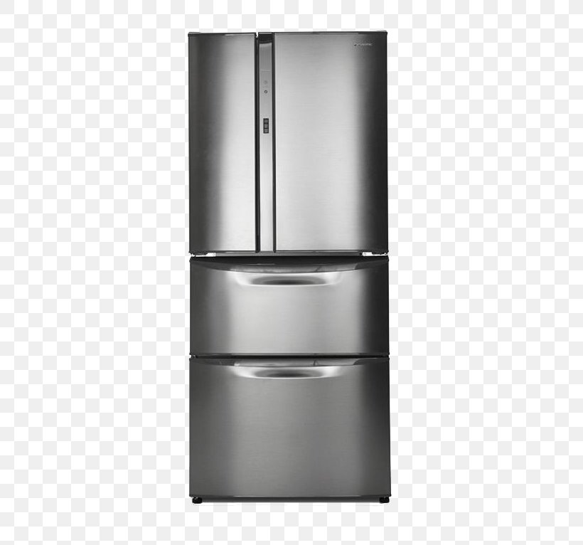 Refrigerator Panasonic Home Appliance, PNG, 750x766px, Refrigerator, Bathroom Accessory, Hisense, Home Appliance, Kitchen Appliance Download Free