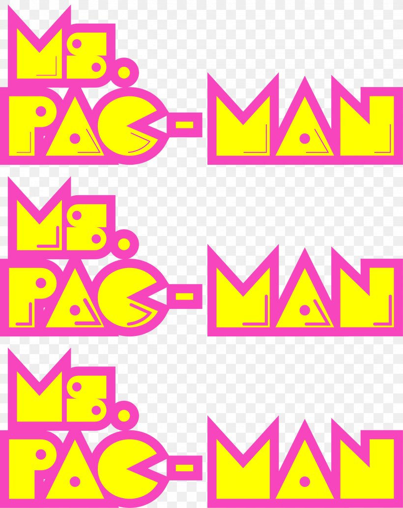 Ms. Pac-Man Jr. Pac-Man Super Pac-Man Pac-Man Party, PNG, 2221x2800px, Pacman, Arcade Game, Area, Jr Pacman, Logo Download Free