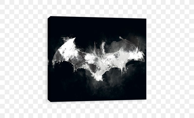 Batman Canvas Watercolor Painting DC Vs. Marvel Art, PNG, 500x500px, Batman, Art, Black And White, Canvas, Canvas Print Download Free