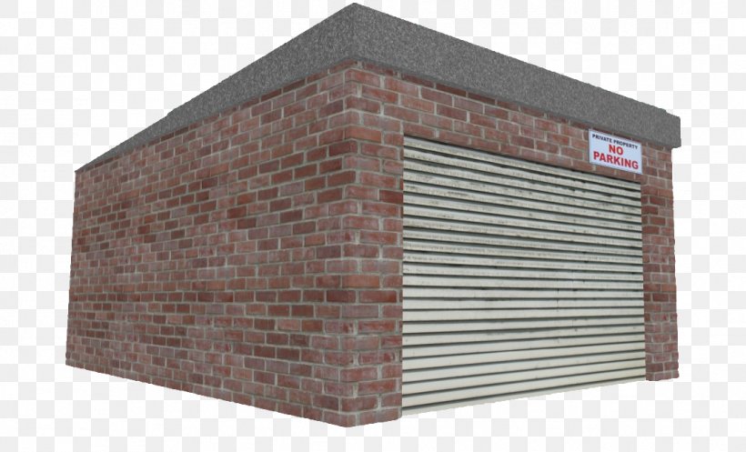 Brick Garage Gratis, PNG, 1082x656px, Brick, Brickwork, Building, Door, Facade Download Free