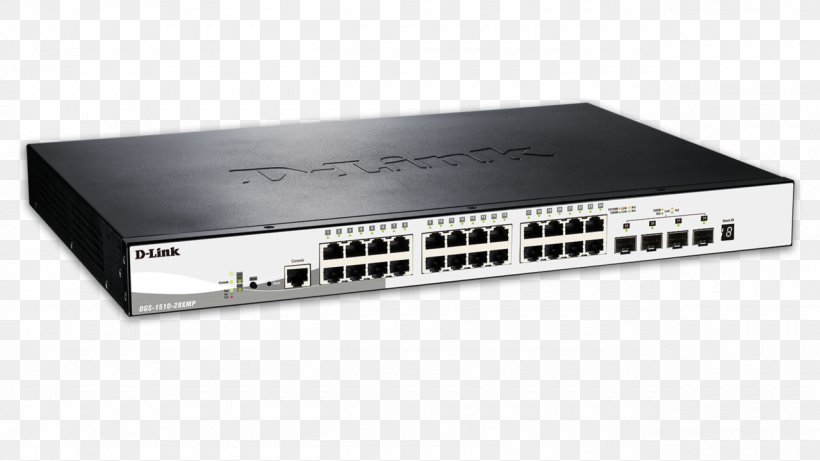 Network Switch Gigabit Ethernet Power Over Ethernet Port Computer Network, PNG, 1280x720px, 10 Gigabit Ethernet, Network Switch, Computer Network, Computer Port, Dlink Download Free