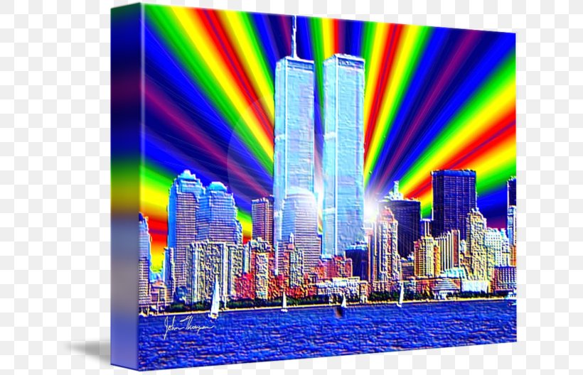 World Trade Center Canvas Print Digital Art Skyline, PNG, 650x528px, World Trade Center, Art, Canvas, Canvas Print, City Download Free