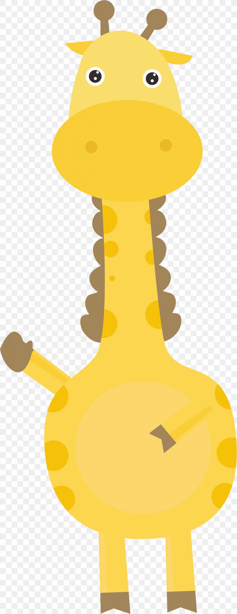 Giraffe Vector Graphics Image Clip Art Illustration, PNG, 1253x3237px, Giraffe, Animal, Cartoon, Comics, Cuteness Download Free