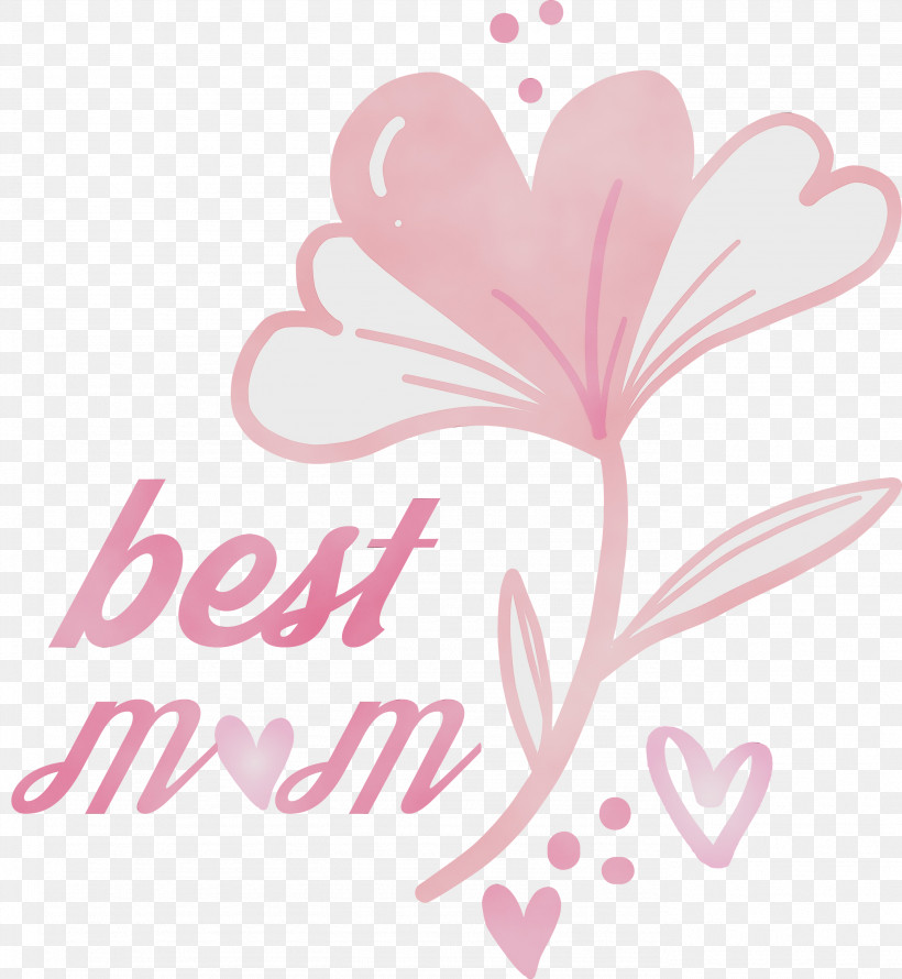 Pink Text Heart Love Petal, PNG, 2763x3000px,  Download Free