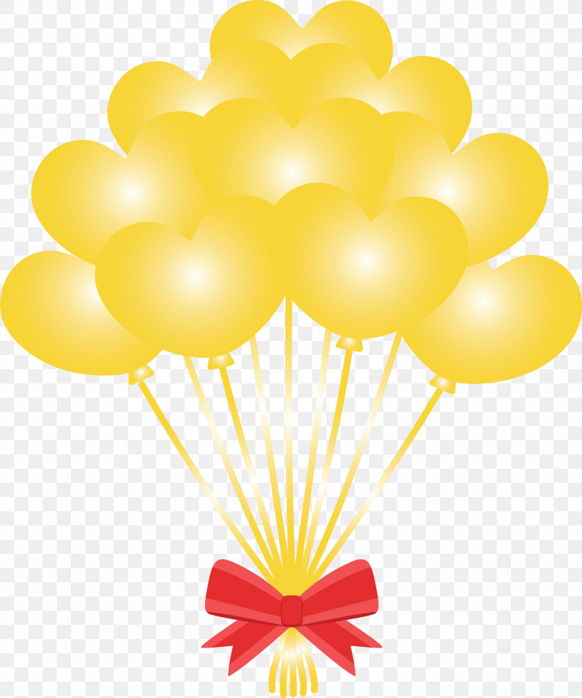 Balloon, PNG, 2501x3000px, Balloon, Party Supply, Yellow Download Free