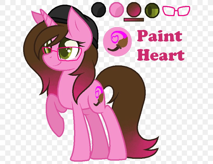 Horse Cat Pink M Clip Art, PNG, 651x632px, Watercolor, Cartoon, Flower, Frame, Heart Download Free