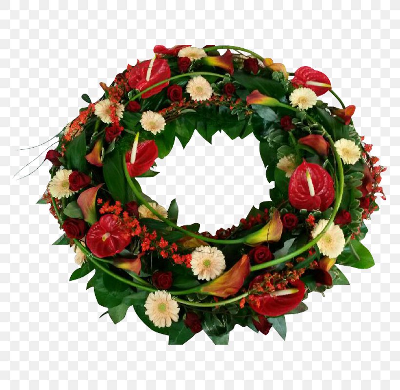 Wreath Floral Design Flower Bouquet Cut Flowers, PNG, 800x800px, Wreath, Artificial Flower, Ceremony, Christmas, Christmas Decoration Download Free