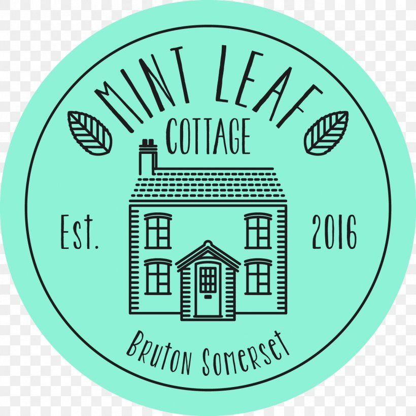 Mint Leaf Cottage Bruton Holiday Home 18 Brand Logo, PNG, 1379x1379px, Brand, Area, Cottage, Green, Label Download Free