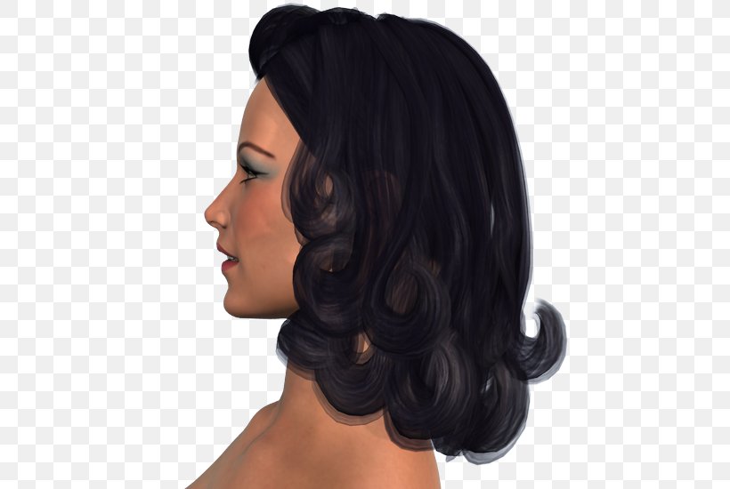 Wig Black Hair Long Hair Brown Hair, PNG, 500x550px, Wig, Black, Black Hair, Brown, Brown Hair Download Free