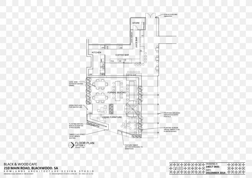 Cafe Floor Plan Allied Health Professions Clinic, PNG, 1191x842px, Cafe, Allied Health Professions, Black And White, Blackwood Fitness, Clinic Download Free