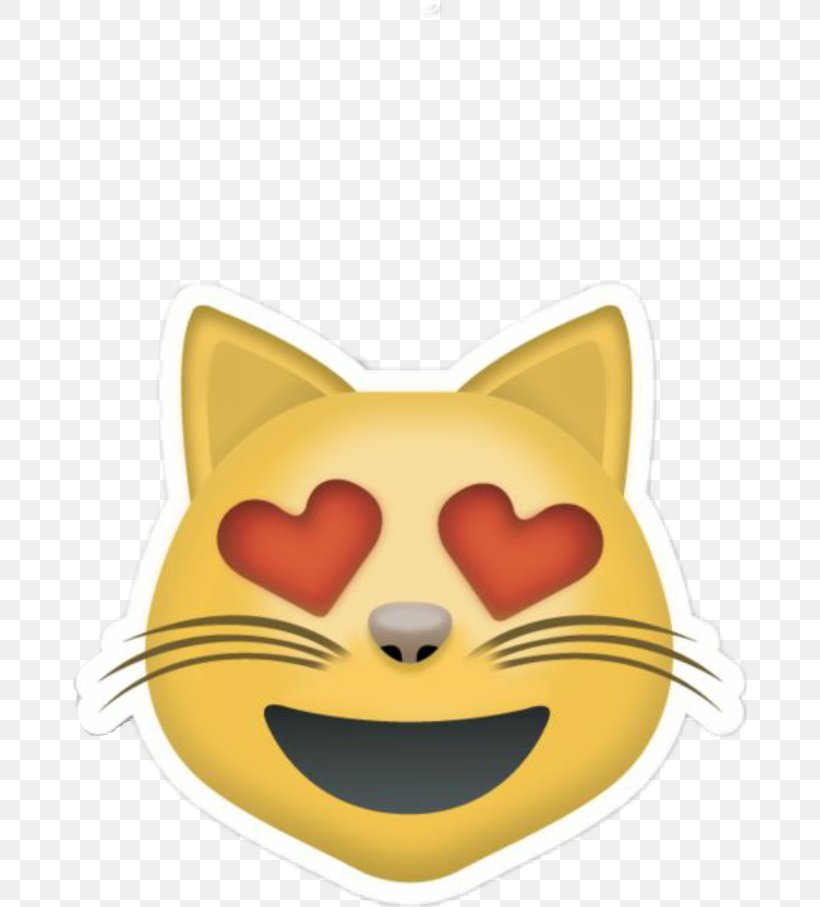 Emoji Smiley Cat Emoticon, PNG, 674x907px, Emoji, Carnivoran, Cartoon, Cat, Cuteness Download Free