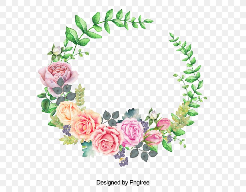 Floral Design Garden Roses Wreath, PNG, 640x640px, Floral Design, Artificial Flower, Cut Flowers, Flora, Floristry Download Free