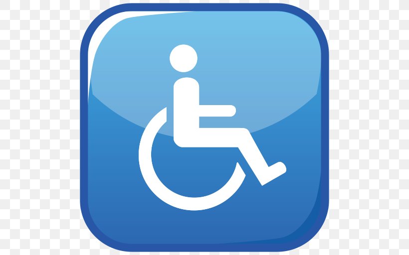 Disabled Parking Permit Handbuch Zum Schwerbehindertengesetz Disability Wheelchair International Symbol Of Access, PNG, 512x512px, Disabled Parking Permit, Area, Blue, Car Park, Disability Download Free