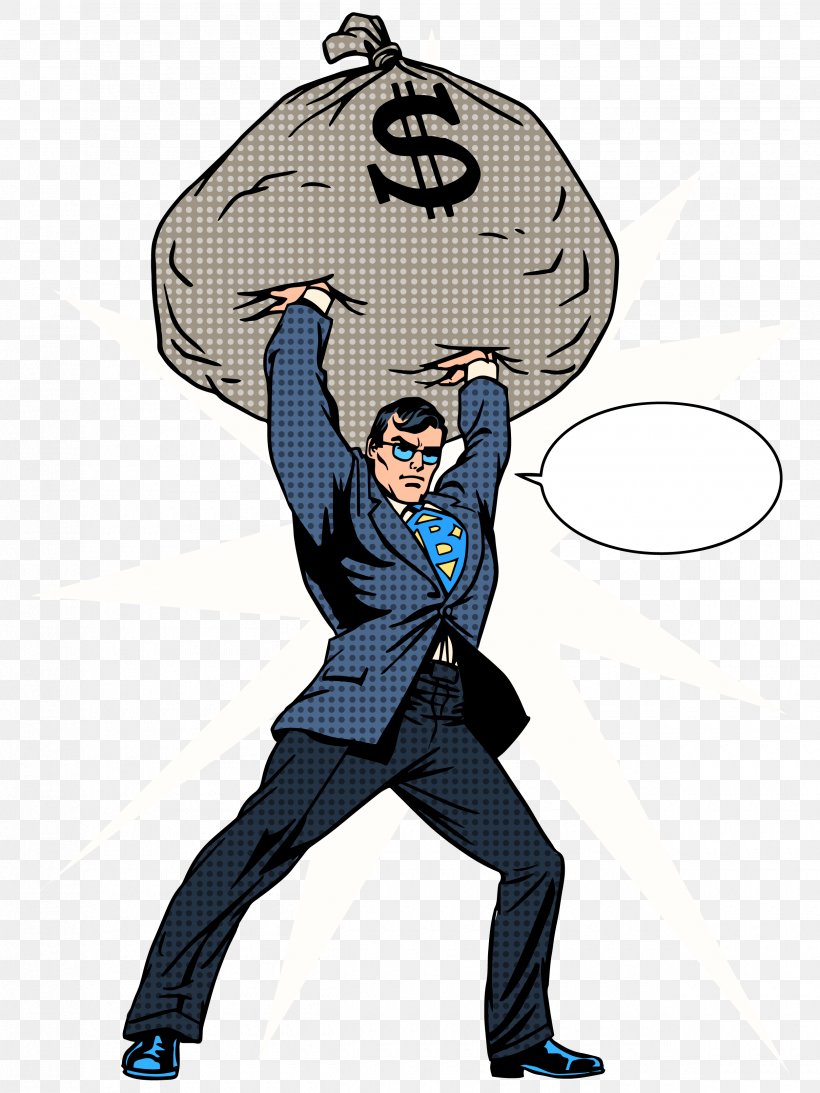 Money Bag Businessperson Illustration, PNG, 2500x3333px, Money, Bag, Business, Businessperson, Cartoon Download Free