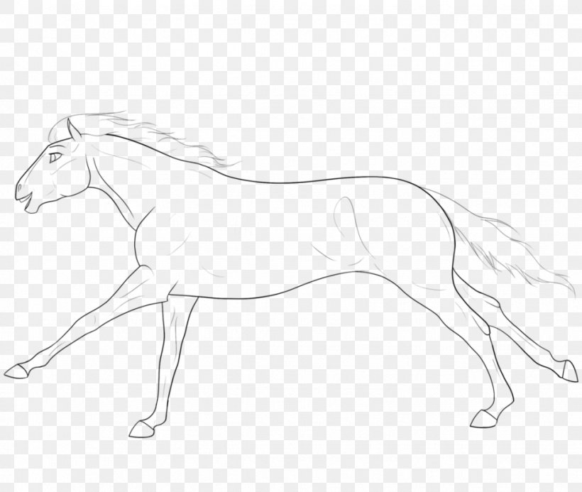 Mustang Mane Foal Stallion Pony, PNG, 972x822px, Mustang, Animal Figure, Arm, Artwork, Black And White Download Free