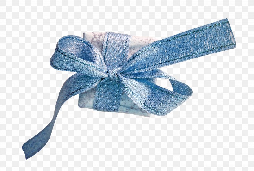Paper Ribbon Gift Blue Shoelace Knot, PNG, 2840x1916px, Paper, Blog, Blue, Box, Gift Download Free