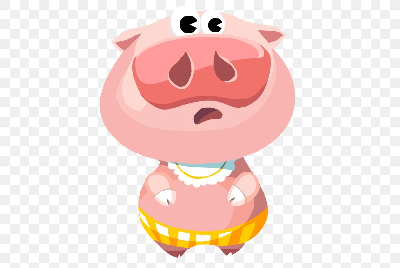 Pig Cartoon, PNG, 500x550px, Domestic Pig, Animation, Cartoon, Comics, Cuteness Download Free