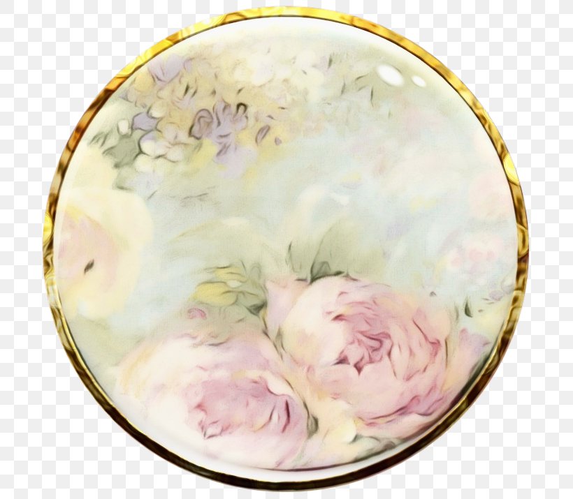 Pink Flower Cartoon, PNG, 715x715px, Watercolor, Dishware, Flower, Hydrangea, Paint Download Free