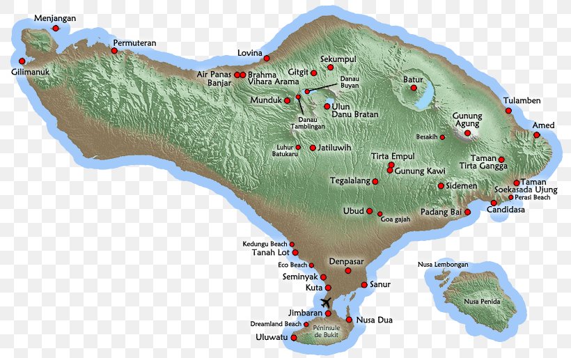 Sekumpul Map Ubud شرح ابن عقيل على ألفية ابن مالك Sunda Islands, PNG, 800x514px, Map, Archipelago, Area, Bali, Banjar Download Free