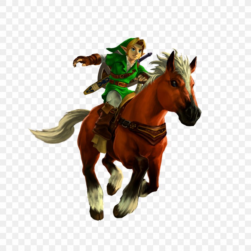 The Legend Of Zelda: Ocarina Of Time 3D The Legend Of Zelda: Breath Of The Wild The Legend Of Zelda: Skyward Sword, PNG, 3200x3200px, Legend Of Zelda Ocarina Of Time 3d, Animal Figure, Cowboy, Epona, Horse Download Free