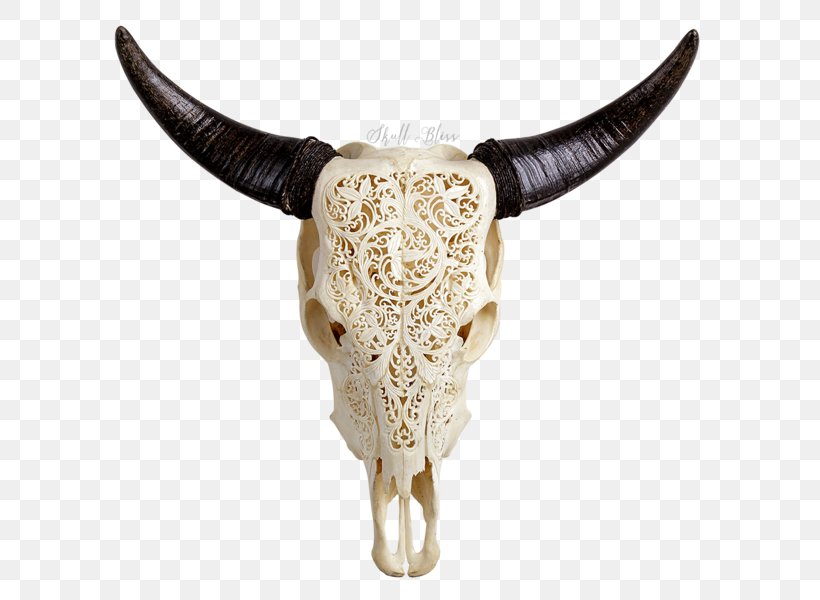 Cattle XL Horns Skull Wood Carving, PNG, 600x600px, Cattle, Animal, Balinese People, Bone, Cart Download Free