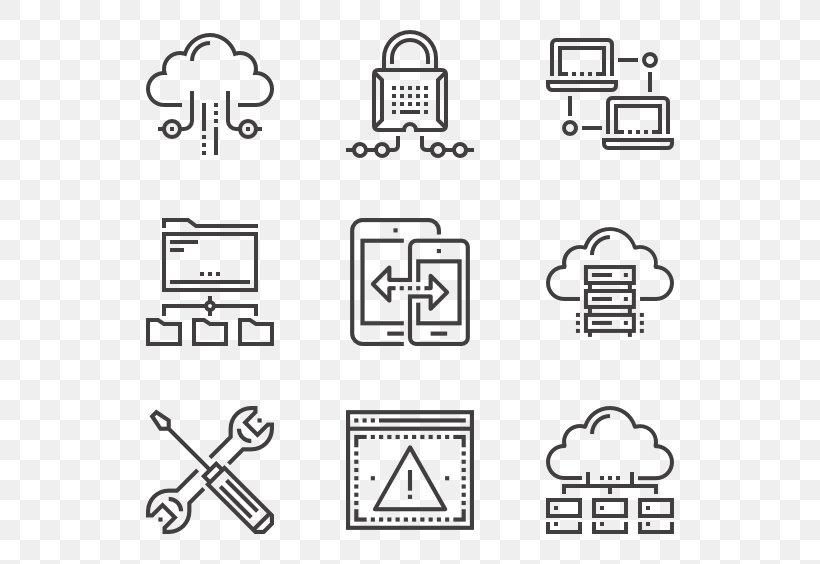 Cloud Computing Computer Network, PNG, 600x564px, Cloud Computing, Area, Black And White, Brand, Computer Download Free