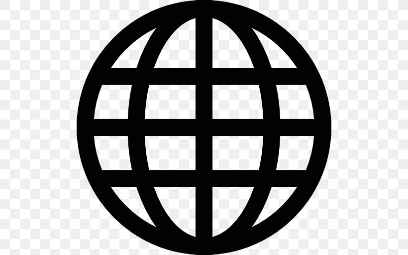 World Globe Icon Design, PNG, 512x512px, World, Area, Black And White, Brand, Globe Download Free