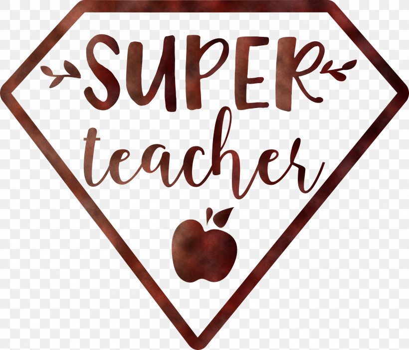 Teachers Day Super Teacher, PNG, 3000x2572px, Teachers Day, Area, Line, Logo, Love My Life Download Free
