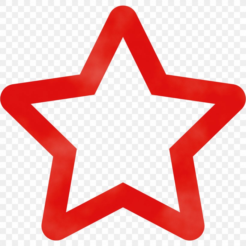 Red Star, PNG, 2070x2071px, Watercolor, Logo, Paint, Red, Sign Download Free