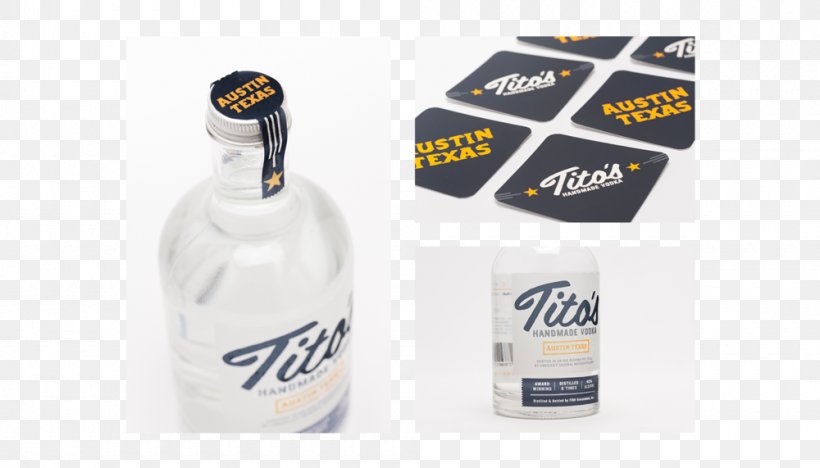 Tito's Vodka Bottle Distillation Drink, PNG, 1000x571px, Vodka, Bottle, Brand, Dieline, Distillation Download Free