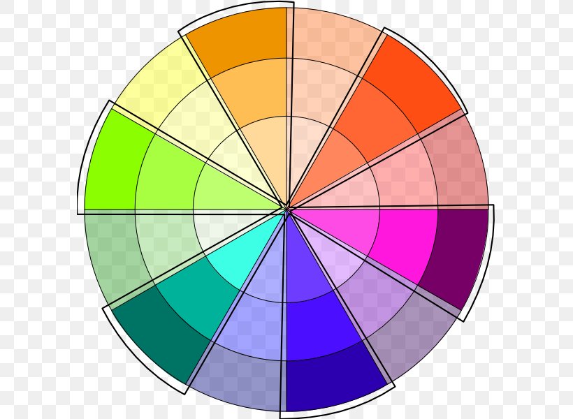 Color Wheel Tertiary Color Secondary Color Tints And Shades, PNG, 600x600px, Color Wheel, Area, Black, Blue, Color Download Free