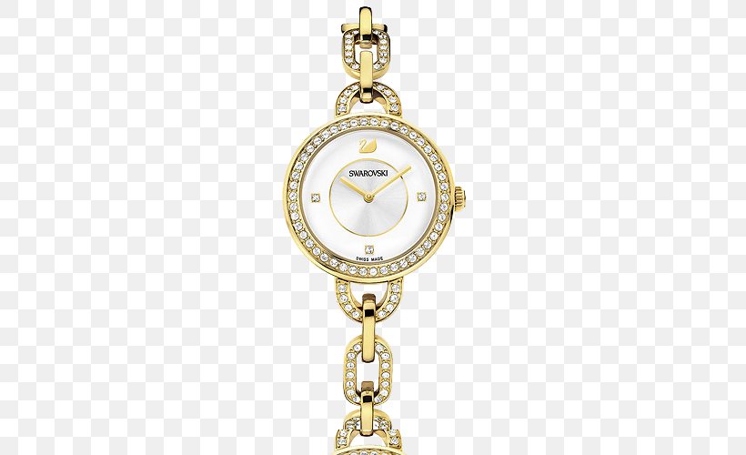 Watch Swarovski AG Bracelet Swiss Made Colored Gold, PNG, 600x500px, Watch, Body Jewelry, Bracelet, Colored Gold, Crystal Download Free