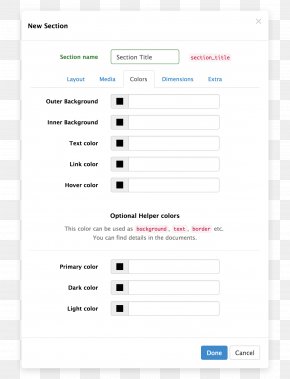 Metal Color - Web Page Line Screenshot Font PNG