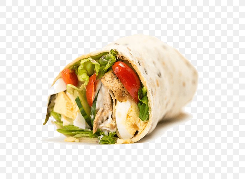 Wrap Gyro Caesar Salad Vegetarian Cuisine Shawarma, PNG, 600x600px, Wrap, Burrito, Caesar Salad, Chicken Meat, Corn Tortilla Download Free