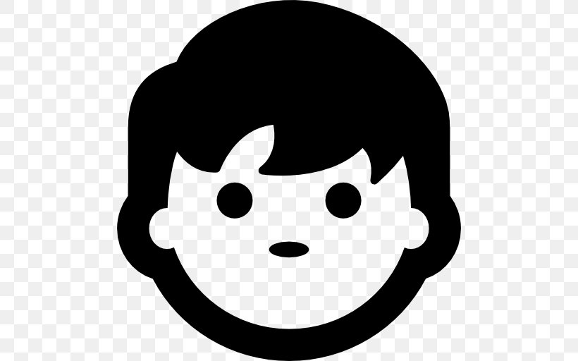 Child Boy Clip Art, PNG, 512x512px, Child, Black, Black And White, Boy, Face Download Free