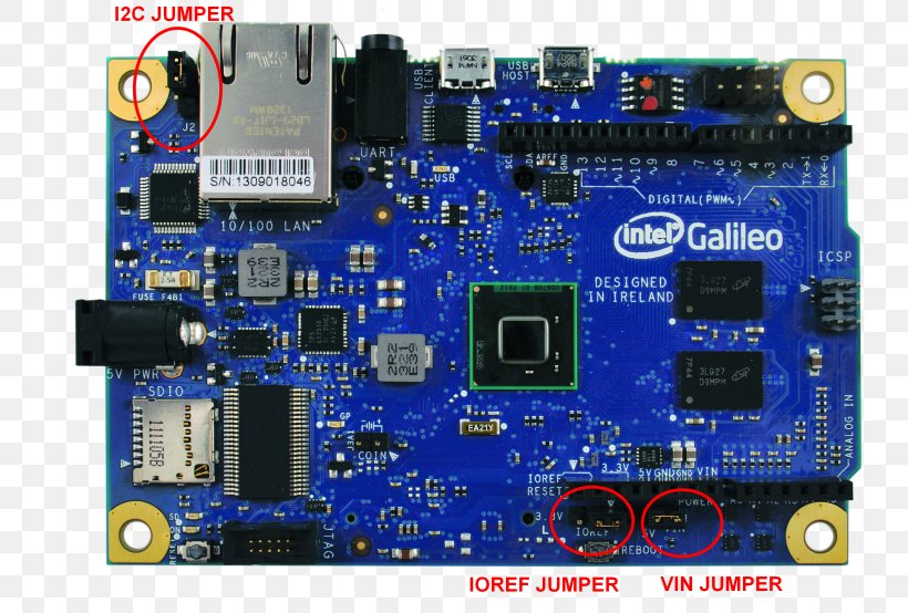 Microcontroller Intel Galileo Graphics Cards & Video Adapters Computer Hardware, PNG, 800x554px, Microcontroller, Arduino, Central Processing Unit, Circuit Component, Circuit Prototyping Download Free