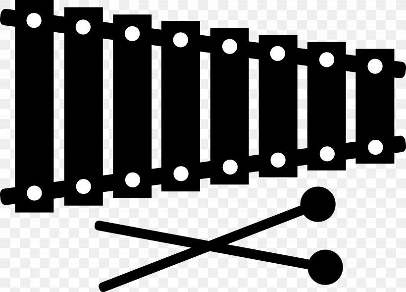 Xylophone Visual Arts Silhouette Clip Art, PNG, 6255x4498px, Xylophone, Black And White, Brand, Drawing, Glockenspiel Download Free