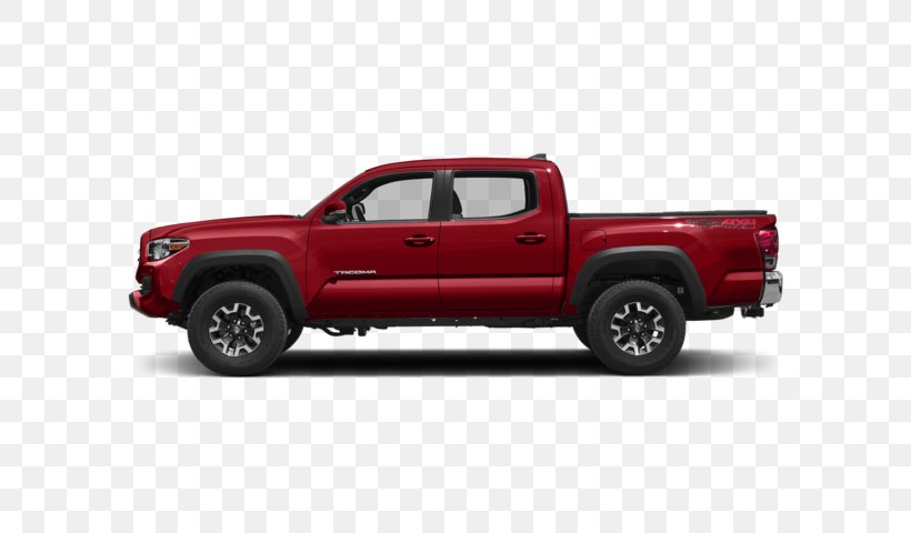 2018 Toyota Tacoma TRD Sport Pickup Truck Car Four-wheel Drive, PNG, 640x480px, 2018 Toyota Tacoma, 2018 Toyota Tacoma Sr5, 2018 Toyota Tacoma Trd Sport, Toyota, Automotive Design Download Free