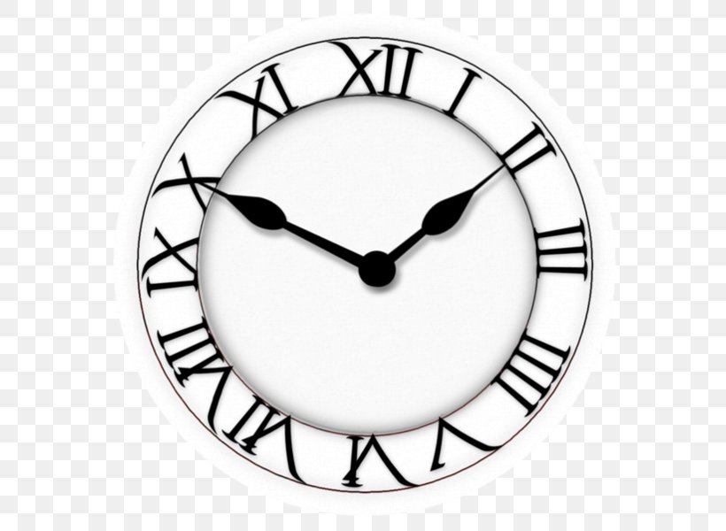 Clock Face Clip Art Watch, PNG, 598x600px, Clock, Alarm Clocks, Area, Black And White, Clock Face Download Free