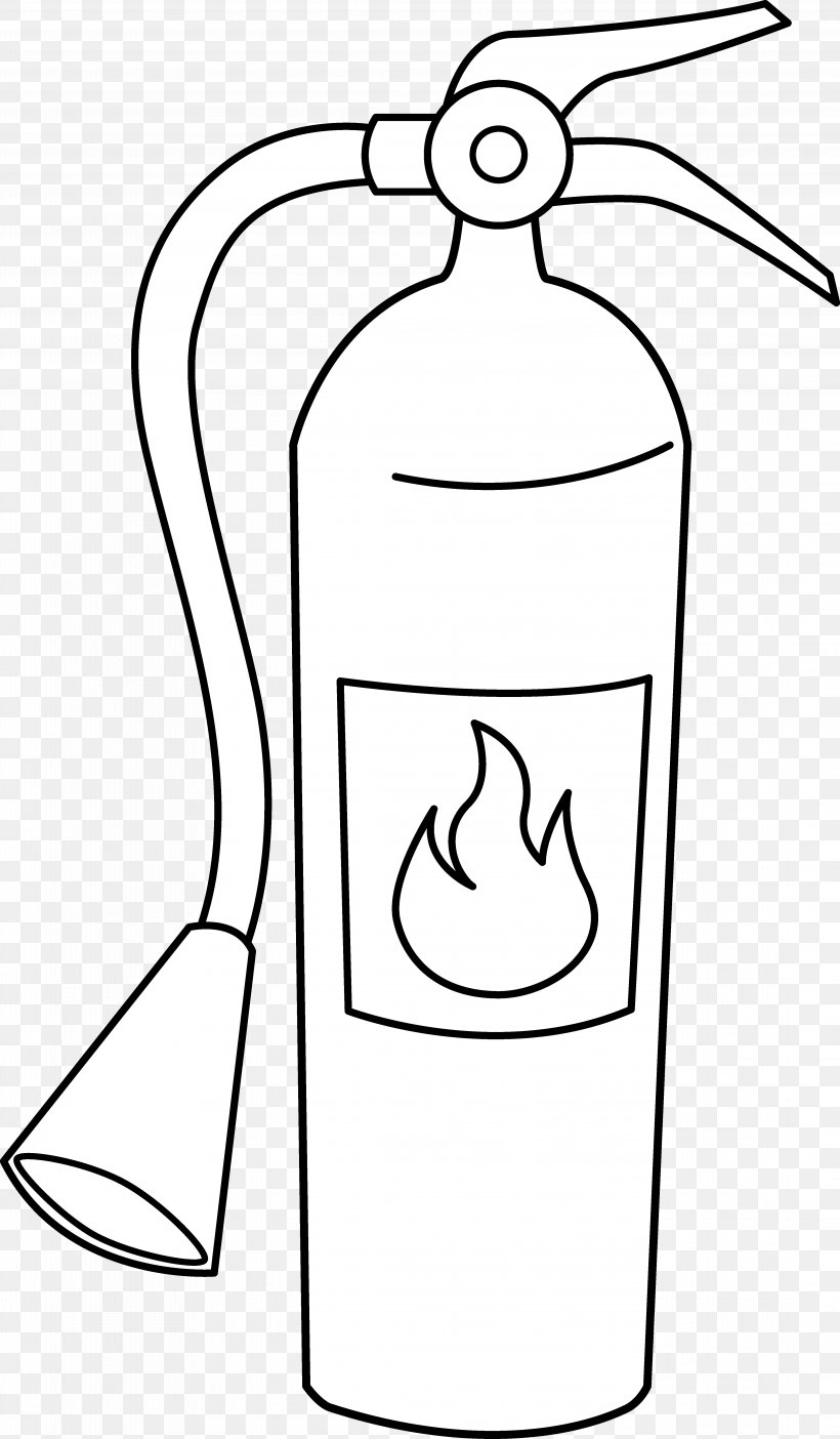 Fire Extinguisher Coloring Book Fire Hydrant Clip Art, PNG, 4347x7443px, Fire Extinguisher, Area, Black And White, Coloring Book, Drawing Download Free